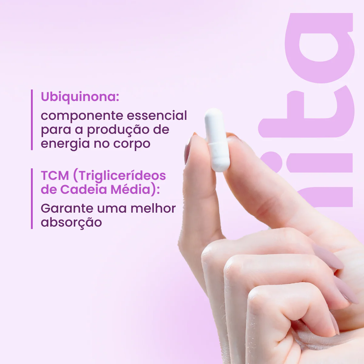 Coenzima Q10 100 mg em cápsulas com Vitamina E - Image 3