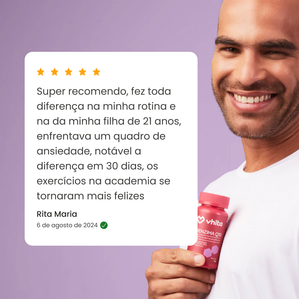 Coenzima Q10 100 mg em cápsulas com Vitamina E - Image 4