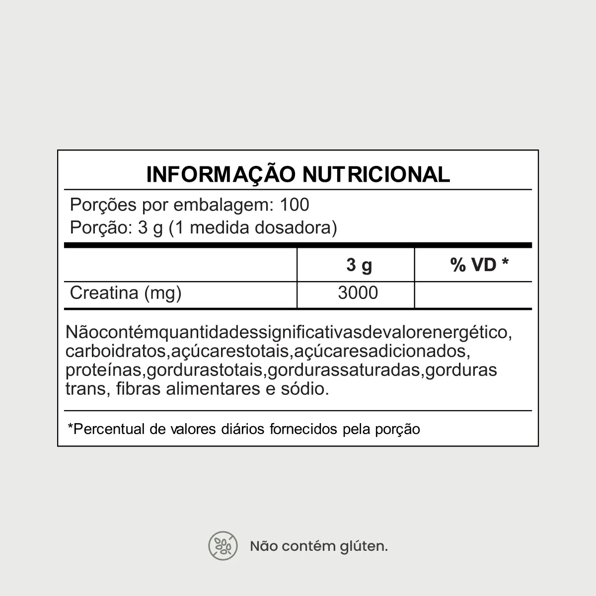 Creatina Monohidratada 100% Pura em pó (300g) - Image 5