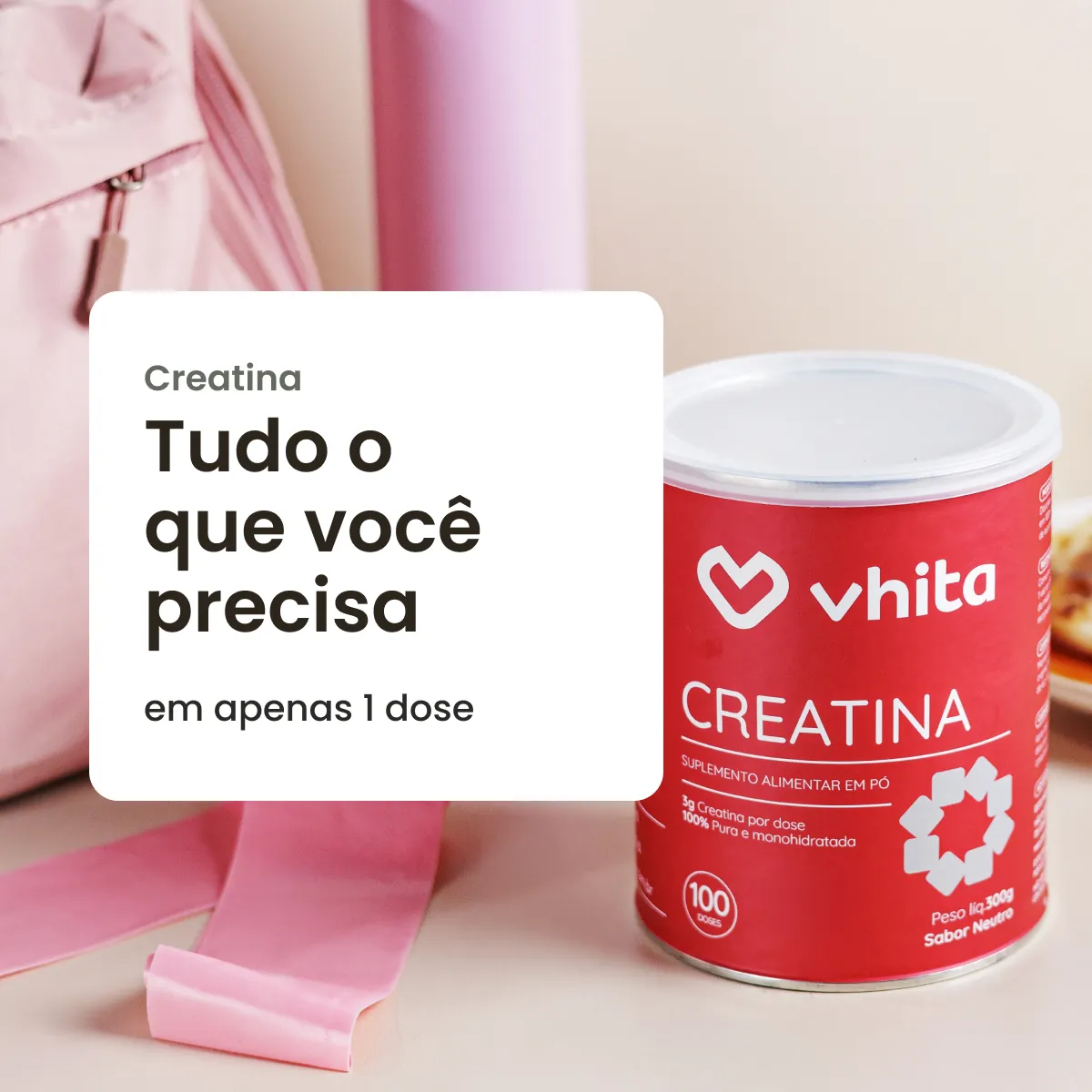 Creatina Monohidratada 100% Pura em pó (300g) - Image 6