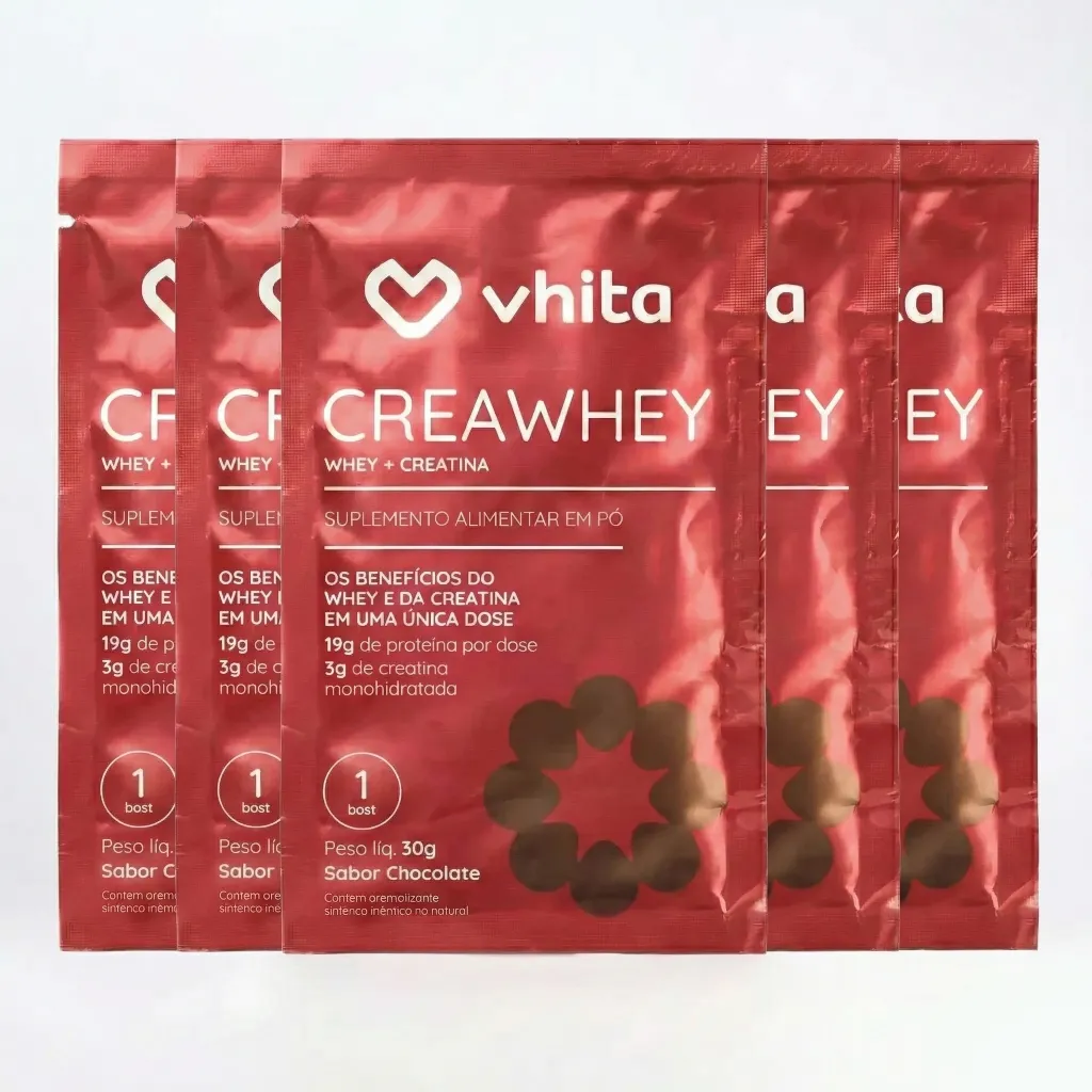 CreaWhey | 19g de proteína e 3g de creatina por dose (chocolate ou baunilha) - Image 16