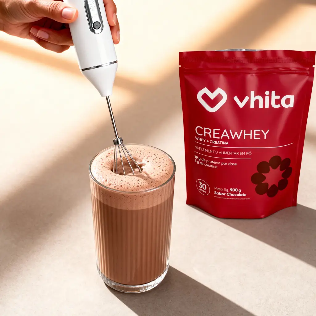 CreaWhey | 19g de proteína e 3g de creatina por dose (chocolate ou baunilha) - Image 4