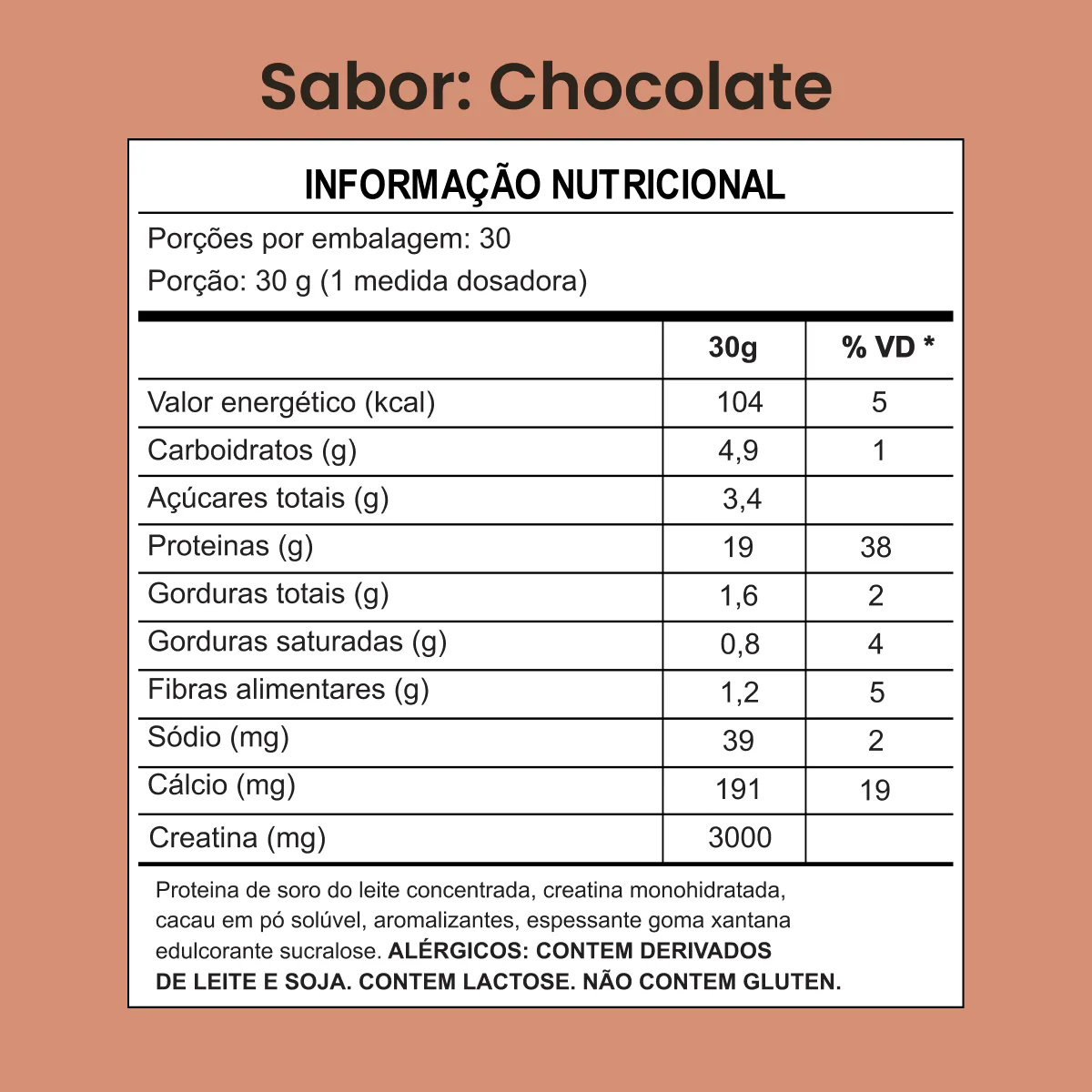 CreaWhey | 19g de proteína e 3g de creatina por dose (chocolate ou baunilha) - Image 8