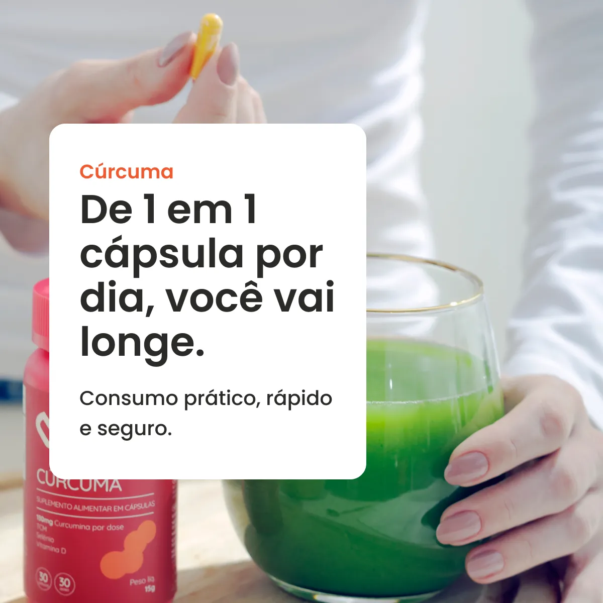Cúrcuma Longa em cápsulas de 130mg com TCM + Selênio e Vitamina D3 - Image 6