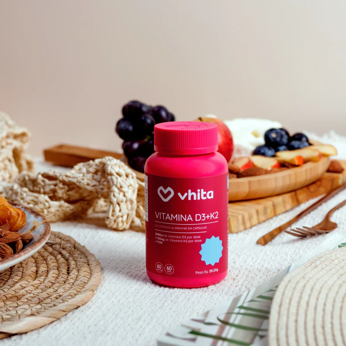Ômega 3 TG + Magnésio Quelato + Vitamina D3 + K2 + Resveratrol - Image 8