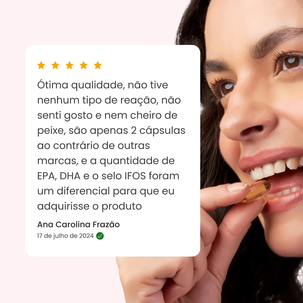 Ômega 3 IFOS TG 1000mg rico em EPA DHA com Vitamina E - Image 8