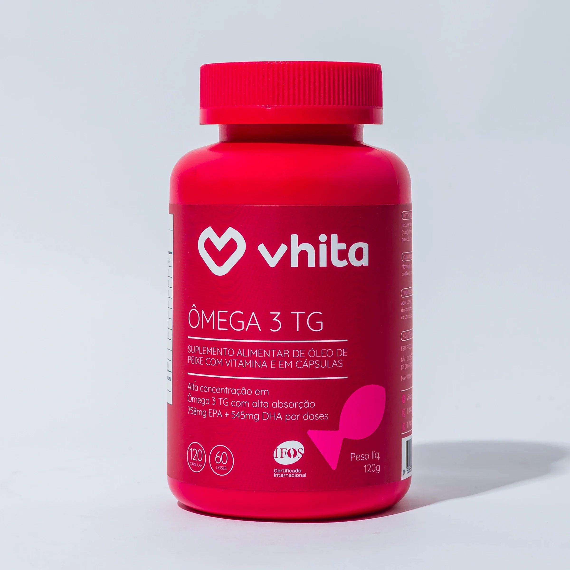 Ômega 3 IFOS TG 1000mg rico em EPA DHA com Vitamina E - Image 9