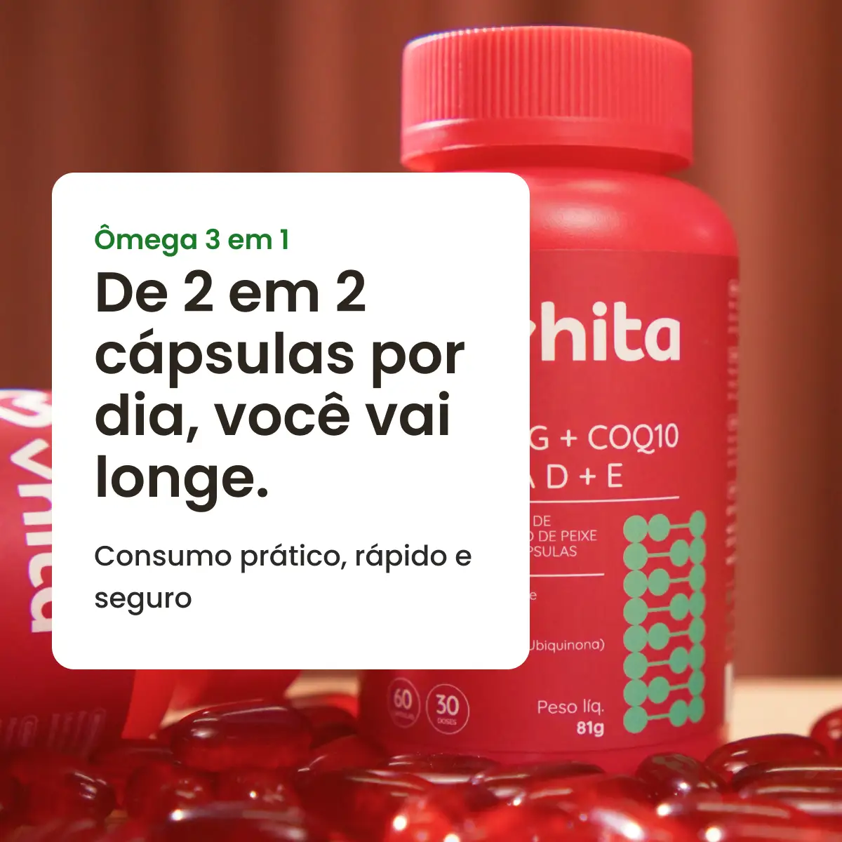 Ômega 3 com Coenzima Q10 + Vitamina D e E: Ômega 3 em 1 - Image 6