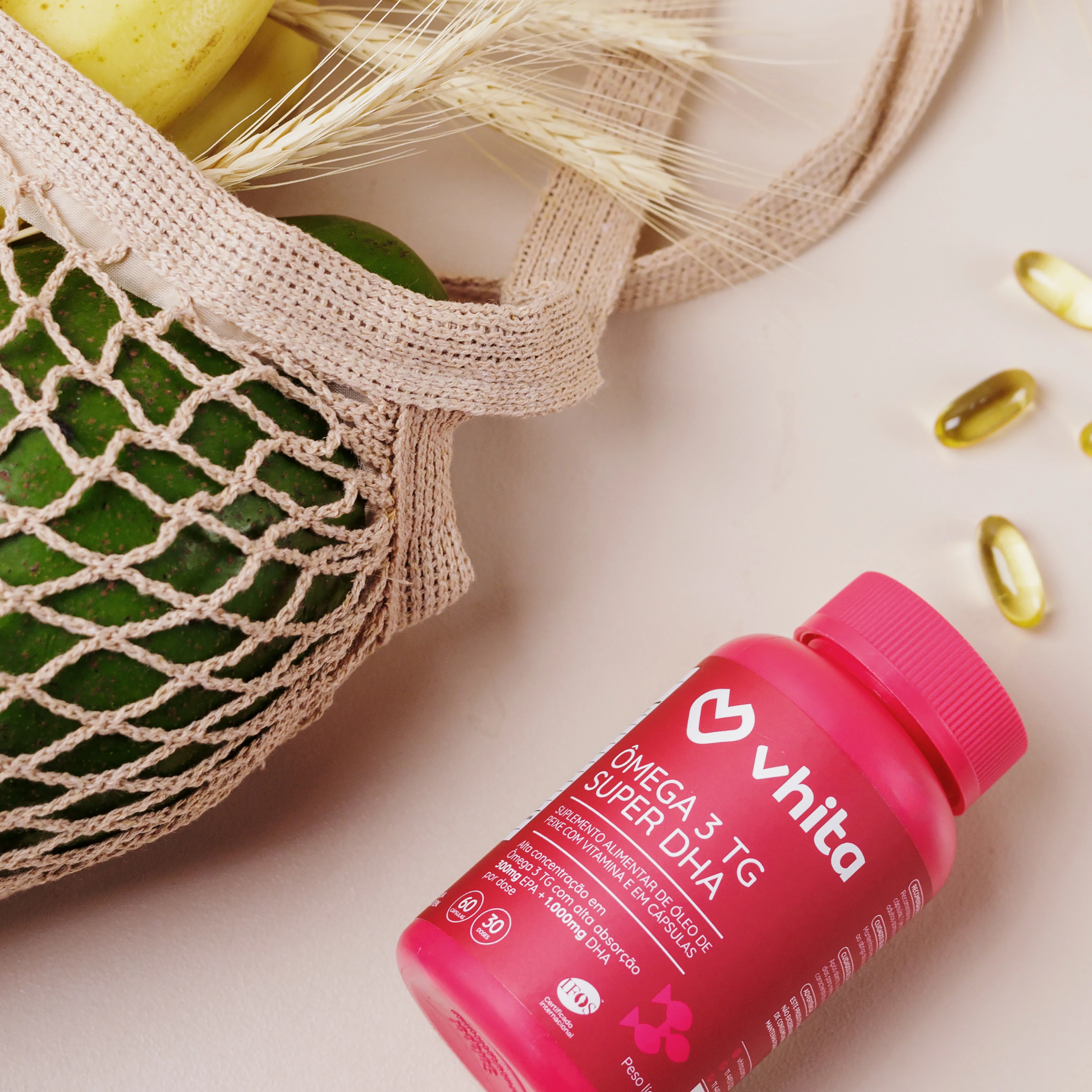 Ômega 3 Super DHA TG 1000mg com EPA 300mg, Vitamina E e selo IFOS - Image 3