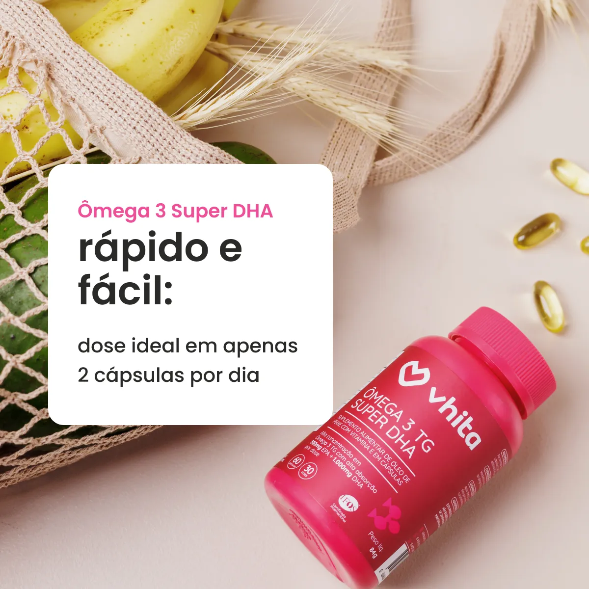 Ômega 3 Super DHA TG 1000mg com EPA 300mg, Vitamina E e selo IFOS - Image 6