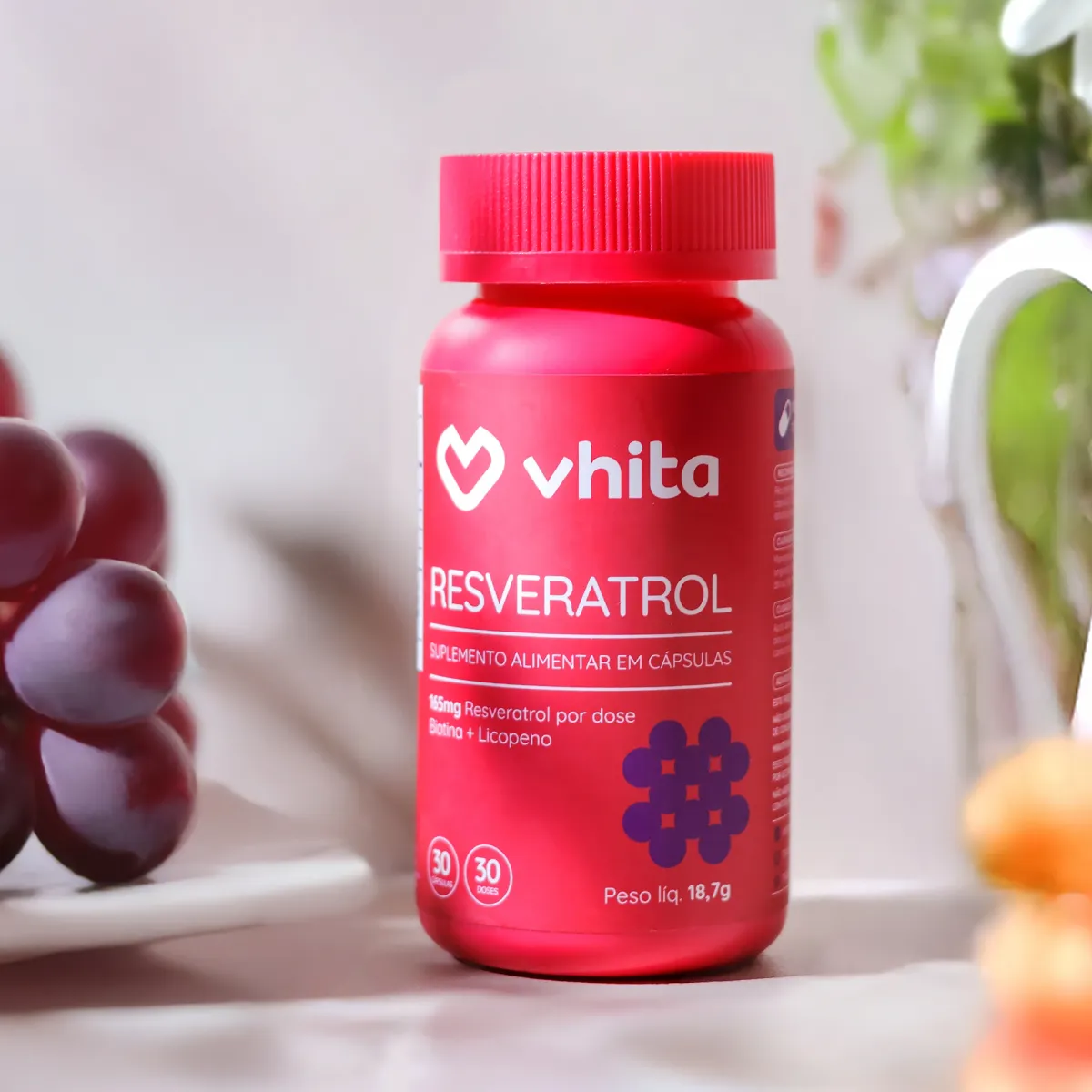Resveratrol 165mg com licopeno, biotina e proantocianidinas em 1 cápsula - Image 4