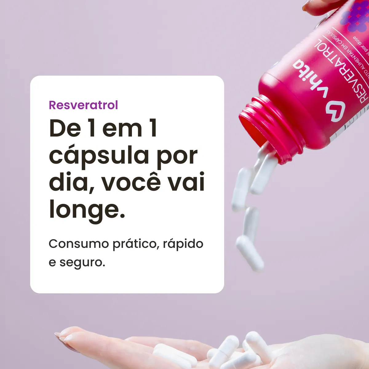 Resveratrol 165mg com licopeno, biotina e proantocianidinas em 1 cápsula - Image 6
