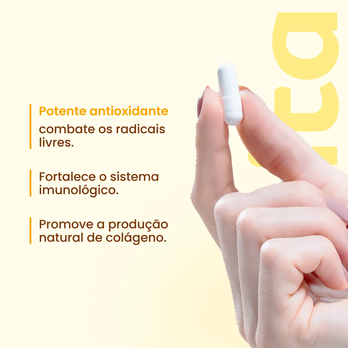 Vitamina C com Zinco: 60 cápsulas de 1000mg - Zero Calorias - Image 3